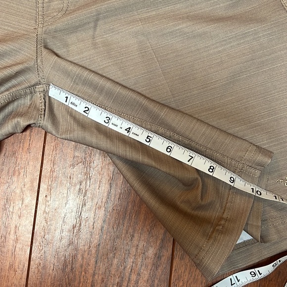 MENS TAN HYBRID SHORTS (DAHU) - Picture 6 of 11